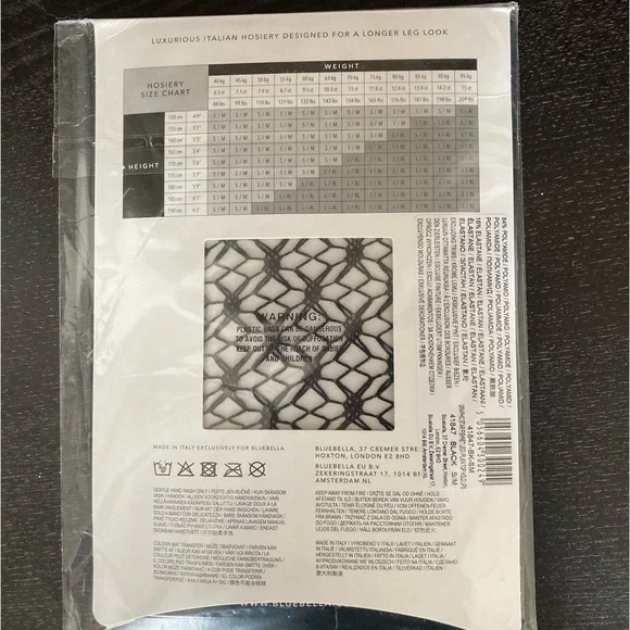 Bluebella Star Fishnet Thigh Highs Hold Ups Stockings NWT - Picture 9 of 11